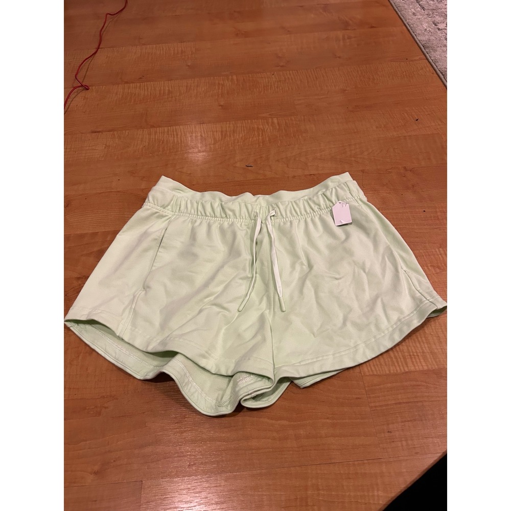 Lululemon Inner Glow High-Rise Short 3 inch Mint Green French Terry Womens 10